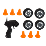 Set de Coche Rally DRIFT + Control Remoto R/C y Accesorios