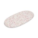 Sábana Ajustable para Capazo Algodón Rosa Sensillo