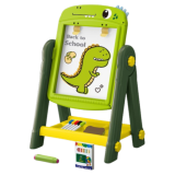 Pizarra educativa en color verde, ideal para niños a partir de 3 años.