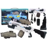 Rifle de Agua Automático M416 Blanco Sin Cable