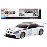 Coche Deportivo RC 1:24 Control Remoto BMW M3 GT2 Blanco