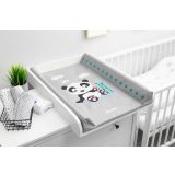 Cambiador Suave Sensillo - Panda Gris - Ideal para Bebés - imagen 2