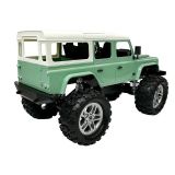 Coche radiocontrol Double e verde con mando de frecuencia 2,4 GHz