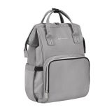 Bolsa de mamá Kikkaboo Siena Gris Claro 2025 - imagen 3