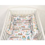 Protector de Cuna Roller My Sweet Baby - Tren Turquesa - imagen 2