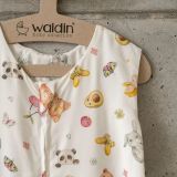 Saco de dormir de bambú CandyCute de color blanco – ideal para bebés