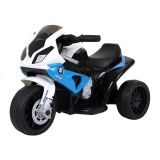 Triciclo motorizado BMW S1000RR azul Lean Cars 66x37x44 cm, vista lateral