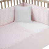 Colcha I-v. Cuna 60 Soft Rosa de Cambrass, 100% poliéster