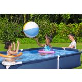 Piscina de Jardín con Estructura 221x150x43 cm - imagen 3
