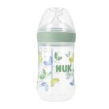 Biberón Nuk Nature Green 260ml - Alimentación Natural para Bebés