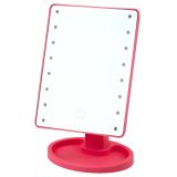Espejo Cosmético LED con Soporte Ajustable Rosa - imagen 2
