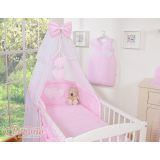 Juego de Cuna 5 piezas My Sweet Baby con Mosquitera Rosa - imagen 3