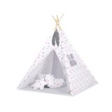 Tipi Infantil My Sweet Baby con Alfombra y Plumas Decorativas