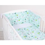 Protector Universal para Cuna My Sweet Baby - Lama Mint/Blanco - imagen 2