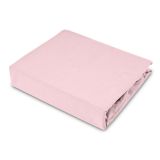 Sábana de Jersey Rosa 160x80 Sensillo - Suave y Ajustable