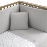 Jgo 2 Pcs.f.nordica Cuna 60 Ardi Gris 100x140x3 Cm - Cambrass - imagen 2
