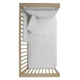 Jgo 2 Pcs.colcha I-v. Cuna 60 Merlo Crudo 60x120x3 Cm - Cambrass - imagen 3