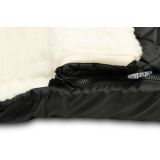 Saco de Dormir Acolchado de Lana Negro Sensillo