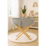 Moisés Boho Hecho a Mano con Soporte - My Sweet Baby