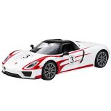 Coche de control remoto Porsche 918 Spyder Rastar 1:14 Blanco