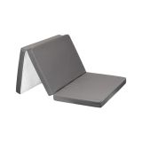 Colchón Plegable para Bebés Kikkaboo - 59x118x5 cm Gris Oscuro