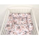 Bumper enrollable para cuna My Sweet Baby - Rosas Sepia - imagen 2