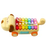 Perro de Juguete con Platillos y Partes Móviles