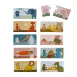 Caja de puzzle Trixie - Parejas de animales para bebés - imagen 2