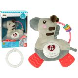 Sonajero de Teether Interactivo en Forma de Cebra Gris