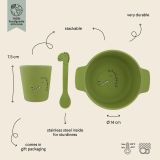 Juego de comida para bebé en silicona Trixie - Mr. Dino - imagen 2