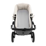 Cubrecapazo Cambrass Sira beige, detalle cremallera y algodón reciclado