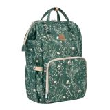 Bolsa de mamá Kikkaboo Siena Luxe Secret Garden Verde Intenso - imagen 3
