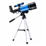 Telescopio para niños con lentes ópticas, perfecto para observar la Luna.