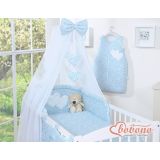 Mosquitera Grande para Cuna My Sweet Baby con Corazones y Flores - imagen 2