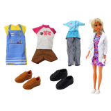 Muñeca Anlily 4 en 1: Doctor, Peluquera, Cocinera y Amante de Animales