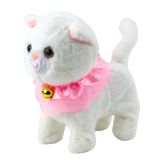Gatito de peluche suave y realista, detalles encantadores