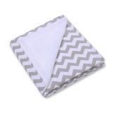 Manta de asiento de coche para bebés My Sweet Baby - Chevron Gris - imagen 2