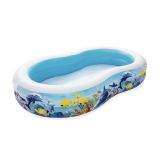Piscina Inflable Océano 262 x 157 x 46 cm