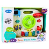 Mesa Interactiva Educativa 2 en 1 con Volante y Sonido