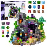 Bloques magnéticos Pixels de Lean toys mostrando colores vibrantes.