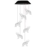 Lámparas LED de Jardín Elefantes Coloridos 70cm