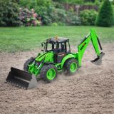 Cargadora Excavadora a Control Remoto Verde 1:14 Huina
