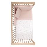 Jgo 2 Pcs.colcha I-v. Cuna 60 Calma Rosa 60x120x3 Cm - Cambrass - imagen 3