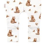 Saco de dormir con piernas 1-2 años Ositos – Blanco