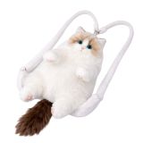 Mochila de felpa en forma de gato con patas de silicona 50cm