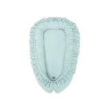 Baby Nest Premium Cocoon For Infants With A Ruffle My Sweet Baby- Mint