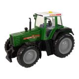 Tractor de control remoto verde y negro