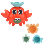 Juego de juguetes de baño cangrejo y animales marinos 12 pcs