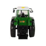 Tractor de control remoto verde y negro