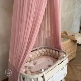 Dosel de techo de tul – Rosa palo
